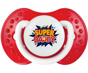 Super DADY: Clásica punta tetina de color rojo blanco Lovi Dynamic