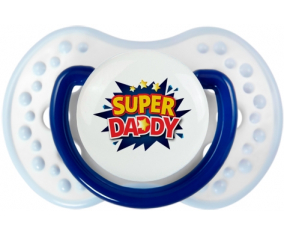 Super DADY: Punta tetina clásica azul marino-blanco Lovi Dynamic