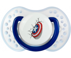 El Escudo del Capitán América rompe la pared: la clásica punta tetina azul marino-blanco Lovi Dynamic