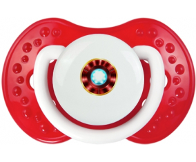 Reactor de arco Iron Man: Lovi Dynamic clásico de punta tetina de color rojo blanco