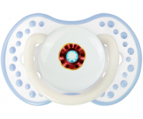 Reactor de arco Iron Man: Lovi Dynamic clásico de punta tetina de cian blanco