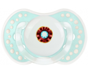 Iron Man Arc Reacter: Retro-turquesa-laguna clásica tetina punta Lovi Dynamic