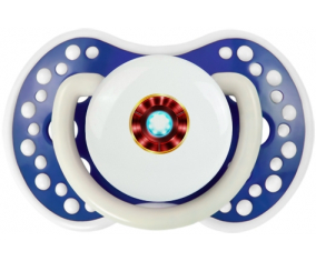 Iron Man Arc Reacter: Punta de tetina azul-marina fosforescente Lovi Dynamic