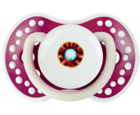 Iron Man Arc Reacter: Punta de tetina fosforescente Fuchsia Lovi Dynamic