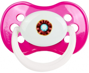 Iron Man Arc Reacter: Clásico punta anatómica tetina rosa oscuro