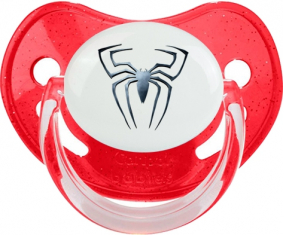 Spiderman Spider: Punta fisiológica tetina de lentejuelas rojas