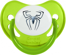 Spiderman Spider: Punta fisiológica de tetina verde fosforescente