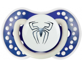Spiderman Spider: Punta de tetina fosforescente azul marino Lovi Dynamic