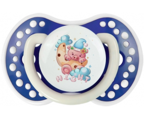 Funny Animals Cauchon Night: Punta tetina azul-marina fosforescente Lovi Dynamic