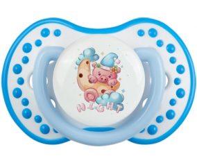 Funny Animals Cauchon Night: Punta tetina azul blanco fosforescente Lovi Dynamic
