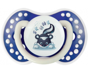 Funny Animals Skunk: Punta tetina azul marino fosforescente Lovi Dynamic