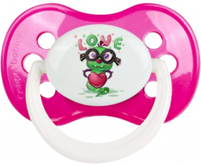 Funny Animals Love Design-2: Clásico azulado rosa oscuro Punta anatómica