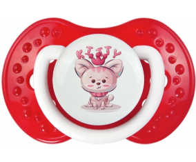 Kitty Funny Animals: Clásico punta tetina blanco-rojo Lovi Dynamic