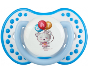 Funny Animals Cat design-2: Punta tetina azul blanco fosforescente Lovi Dynamic