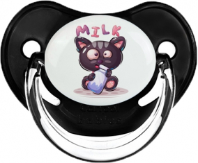 Funny Animals Milk: Clásico punta fisiológica tetina negra
