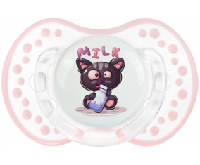 Funny Animals Milk: Retro-blanco-rosa-tierno clásico tetina punta Lovi Dynamic