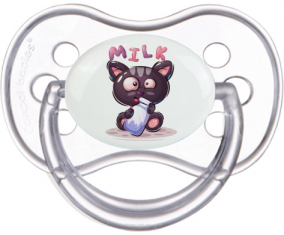 Funny Animals Milk: Punta anatómica tetina clásica transparente