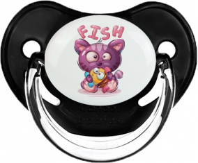 Funny Animals Fish: Clásico punta fisiológica tetina negra