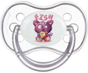 Funny Animals Fish: Punta anatómica tetina clásica transparente