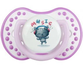 Funny Animals Music: Clásico blanco-mauve tetina punta Lovi Dynamic