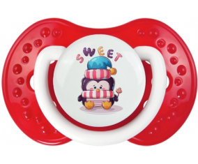 Sweet Funny Animals: Clásico Lovi Dynamic tetina blanco-rojo