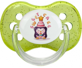 Funny Animals Sweet cake: Punta de cereza de tetina de lentejuelas verdes