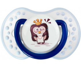 Funny Animals Pinguin carta del corazón: Punta tetina clásica azul marino-blanco Lovi Dynamic