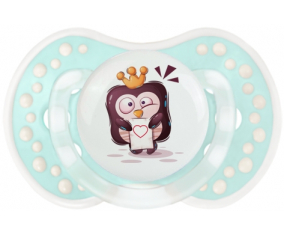 Funny Animals Pinguin carta de corazón: Retro-turquesa-laguna clásica tetina punta Lovi Dynamic