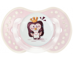 Funny Animals Pinguin carta de corazón: Retro-pink-tender clásico Tetine tip Lovi Dynamic