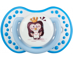 Funny Animals Pinguin carta de corazón: Fósforo blanco-azul tetina punta Lovi Dynamic