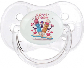 Funny Animals Historia de amor: Consejo clásico transparente de cereza tetina