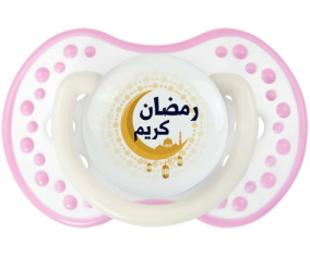 Islam ramadhan kareem design-1: Punta tetina de color blanco-rosa fosforescente Lovi Dynamic