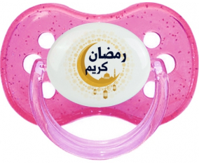 Islam ramadhan kareem design-1: Punta de cereza tetina rosa de lentejuelas