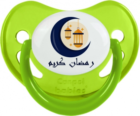 Islam ramadhan kareem design-2: Punta fisiológica tetina verde fosforescente