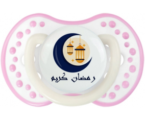 Islam ramadhan kareem design-2: Punta tetina de color blanco-rosa fosforescente Lovi Dynamic