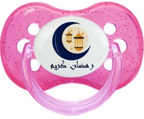 Islam ramadhan kareem design-2: Punta de cereza tetina rosa de lentejuelas