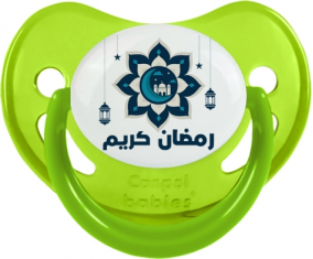 Islam ramadhan kareem design-4: Punta fisiológica tetina verde fosforescente