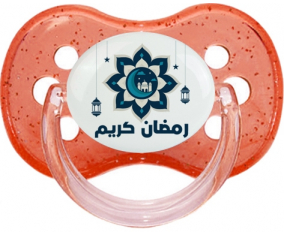 Islam ramadhan kareem design-4: Punta de cereza teta de lentejuelas rojas