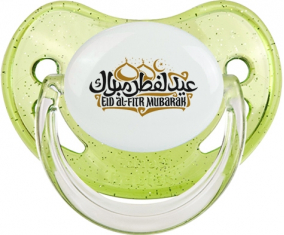 Moubarek de tíide islam: Punta fisiológica tetina verde de lentejuelas
