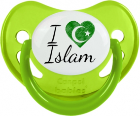 Me encanta el Islam: Punta fisiológica tetina verde fosforescente