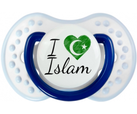 Me encanta el Islam: punta tetina clásica azul marino-blanco Lovi Dynamic