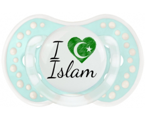 Me encanta el Islam: Retro-turquesa-laguna clásica tetina punta Lovi Dynamic