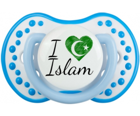 Me encanta el Islam: Punta tetina azul blanco fosforescente Lovi Dynamic