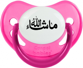Ma sha allah en árabe: Punta fisiológica tetina fosforescente rosa