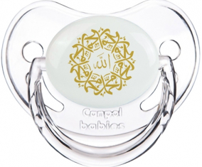 Allah - Mohamed en árabe: Consejo fisiológico tetino clásico transparente