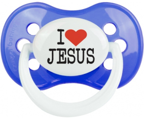 I love Jesus : Chupete Anatómica personnalisée