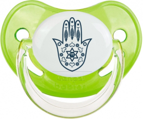 Judaísmo: Khamsa Fatman Hand: Consejo fisiológico tetino verde clásico