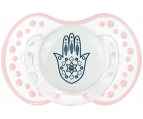 Judaísmo: Khamsa Fatman Hand: Retro-white-pink-tender classic Tetine tip Lovi Dynamic