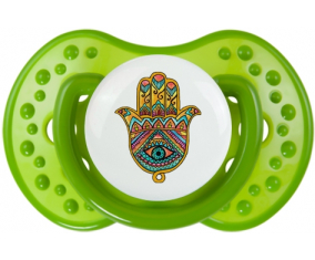 Judaísmo: Khamsa bad eye: Classic green Tetine tip Lovi Dynamic