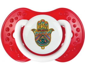 Judaísmo: Khamsa bad eye: Classic white-red Tetine tip Lovi Dynamic